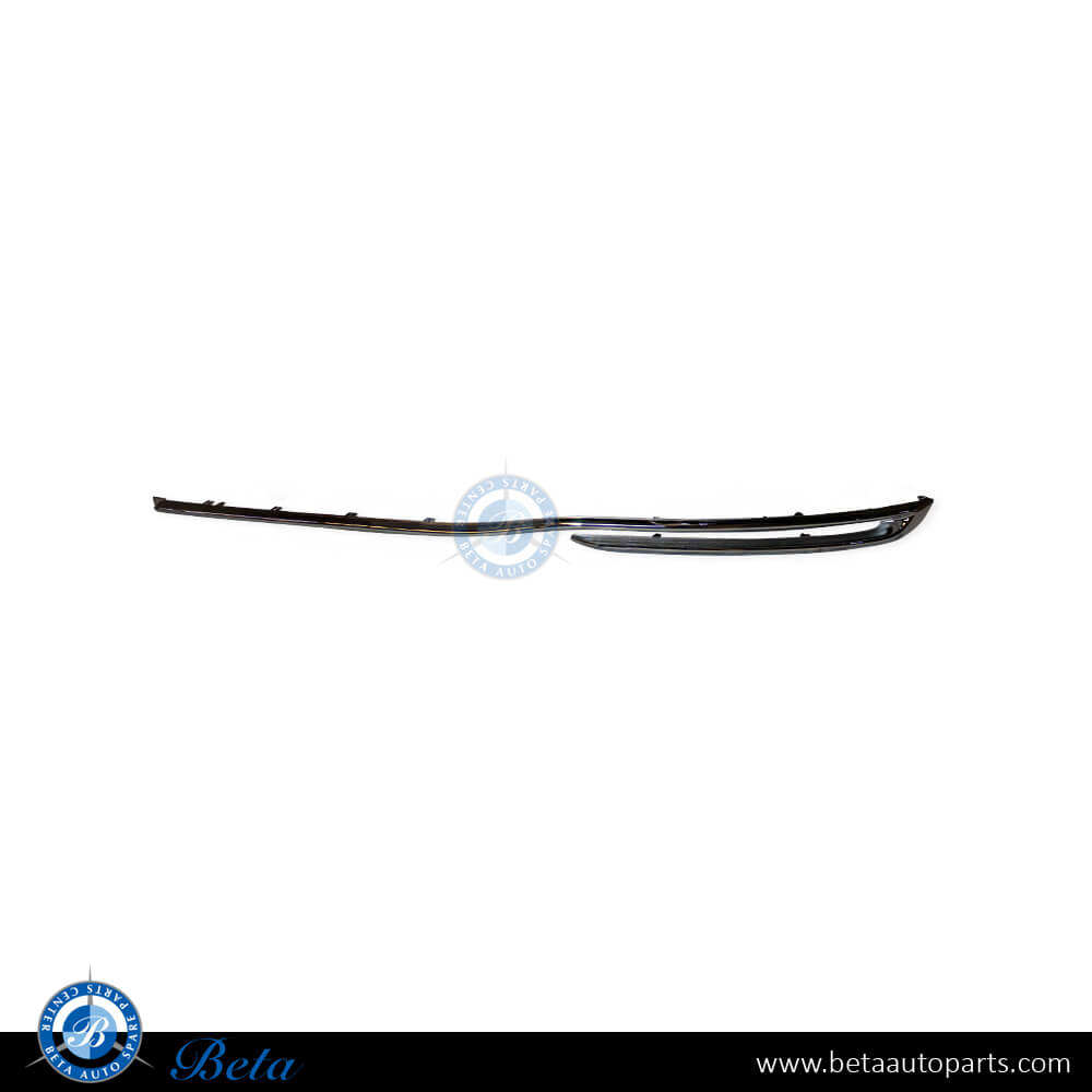 Right Side Front Bumper Chrome Moulding for Mercedes S-Class W222 2018-2020 models, Part Number 2228851300 Right Side Front Bumper Chrome Moulding for Mercedes S-Class W222 2018-2020 models, Part Number 2228851300